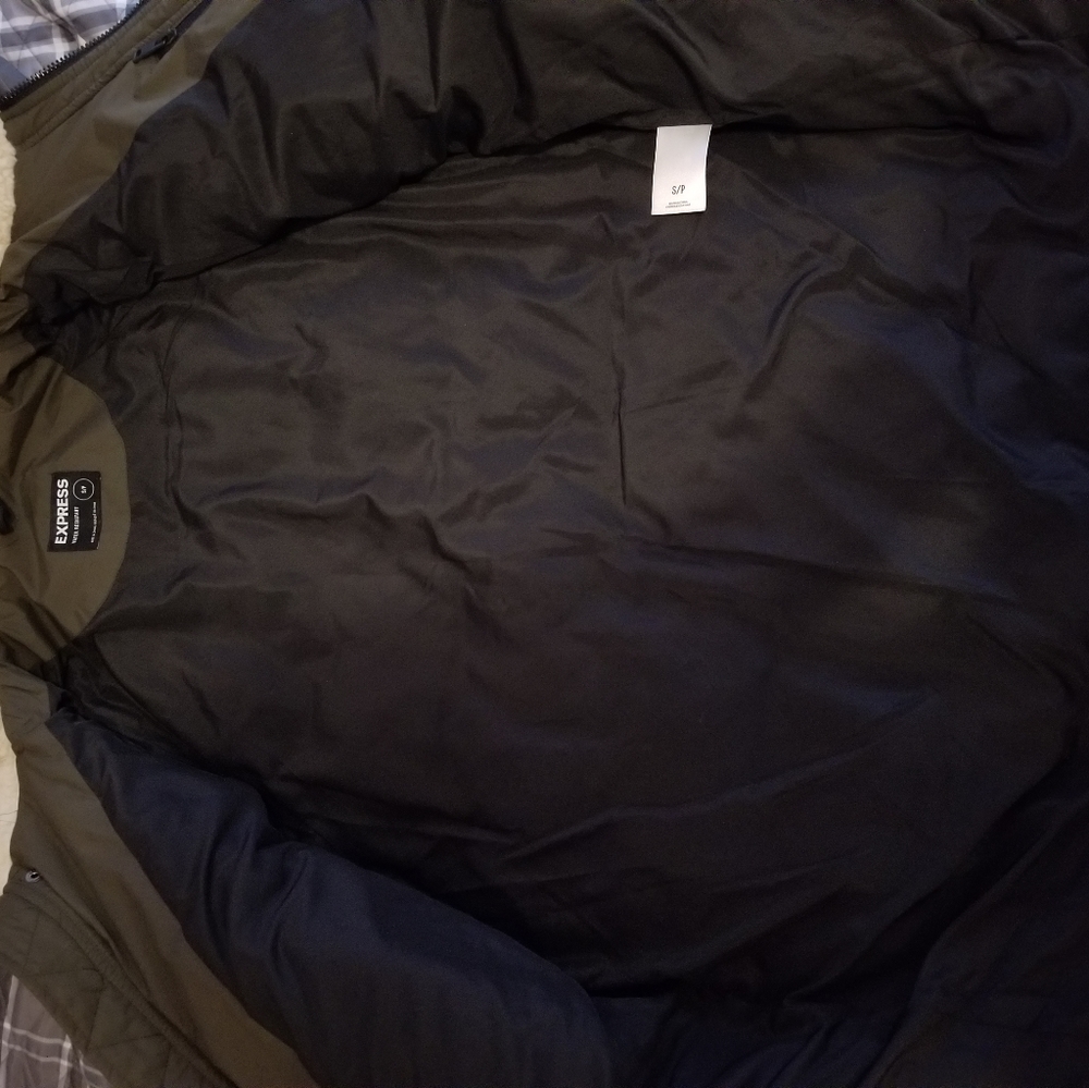 Express Olive Down Jacket - Small - image 2